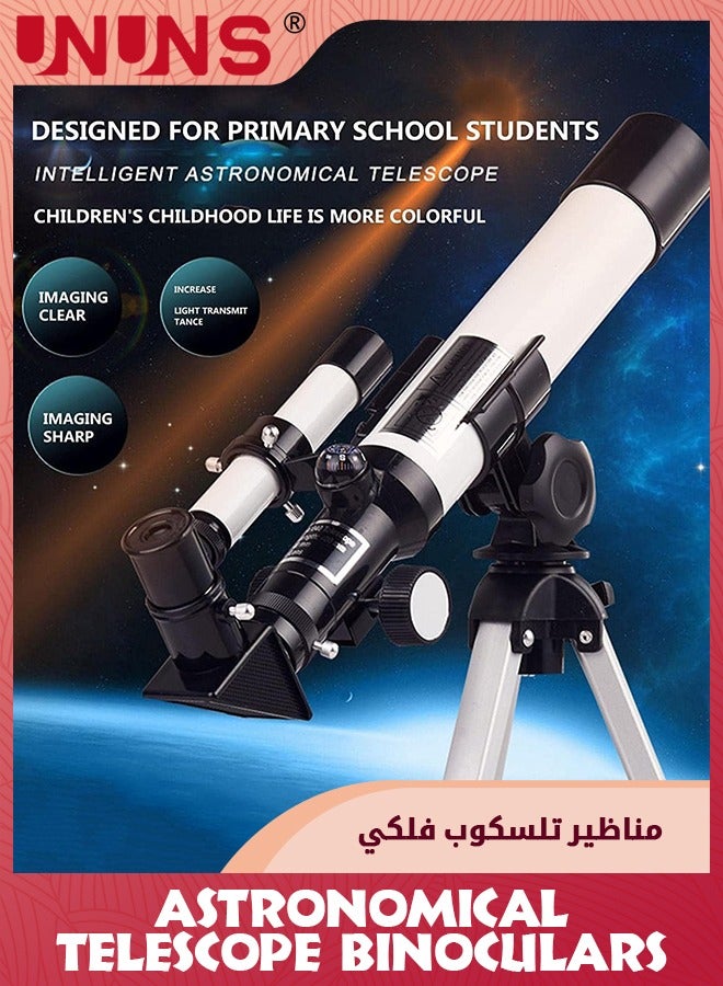 Astronomical Telescope,Junior Scientist's Professional Astronomy Telescope,400mm Focal,Portable Telescope For Adults Kids Beginners Observing Deep Space Stargazing Constellations Outdoor Activities