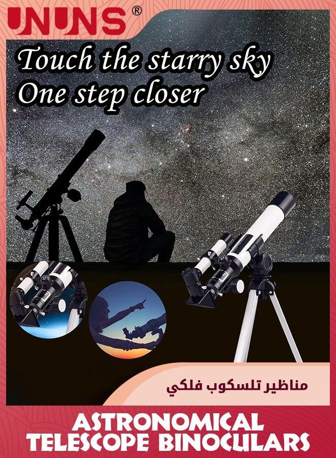 Astronomical Telescope,Junior Scientist's Professional Astronomy Telescope,400mm Focal,Portable Telescope For Adults Kids Beginners Observing Deep Space Stargazing Constellations Outdoor Activities