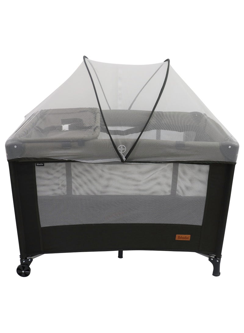 Dream Nest Affordable Nursery Center Bassinet & Playard - Lightweight - Grey