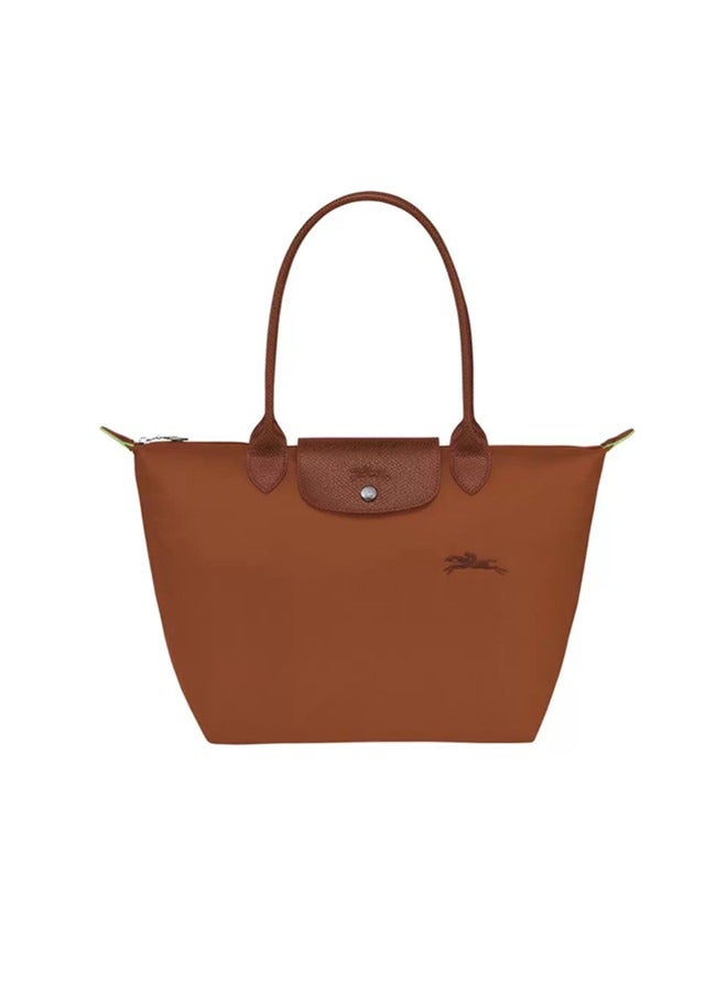 LE PLIAGE GREEN series women's classic fashion Multi functional Medium travel bag dumpling bag handbag shopping bag long handle shoulder bag brown