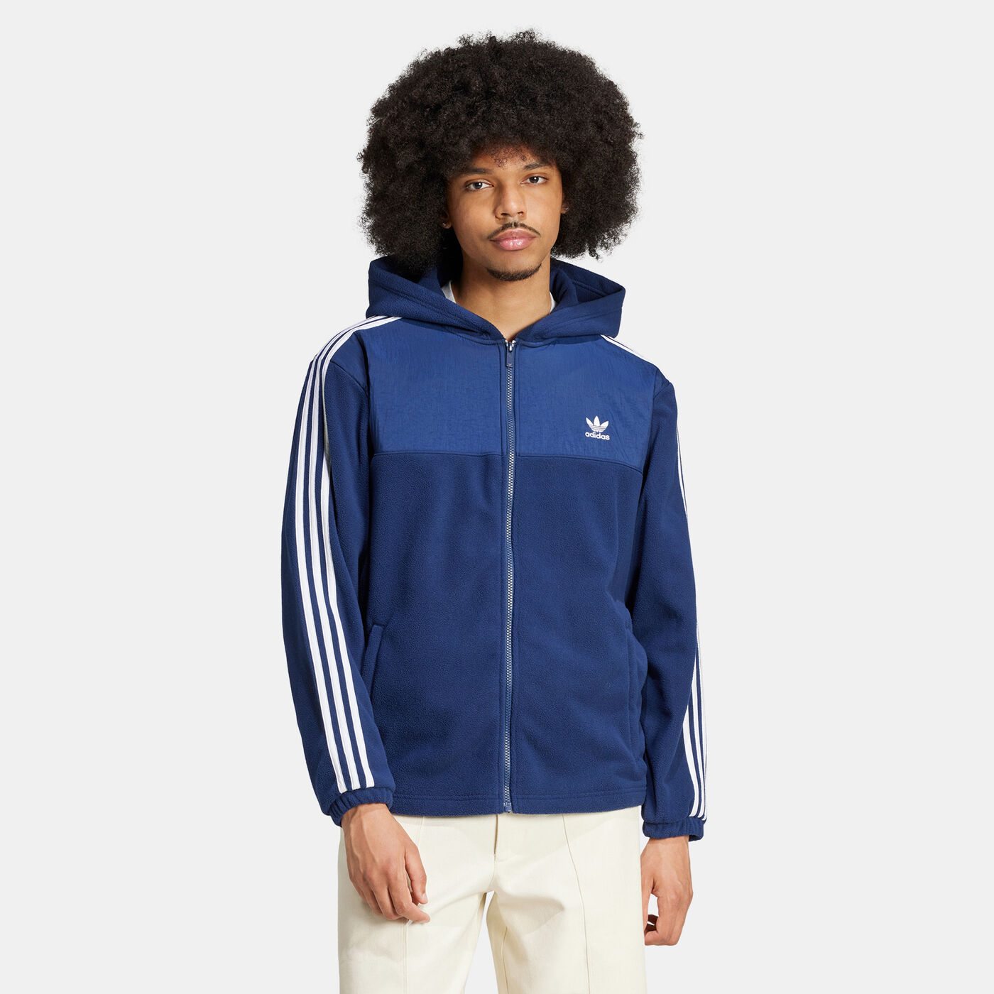 Men's Adicolor 3-Stripes Teddy Fleece Hoodie