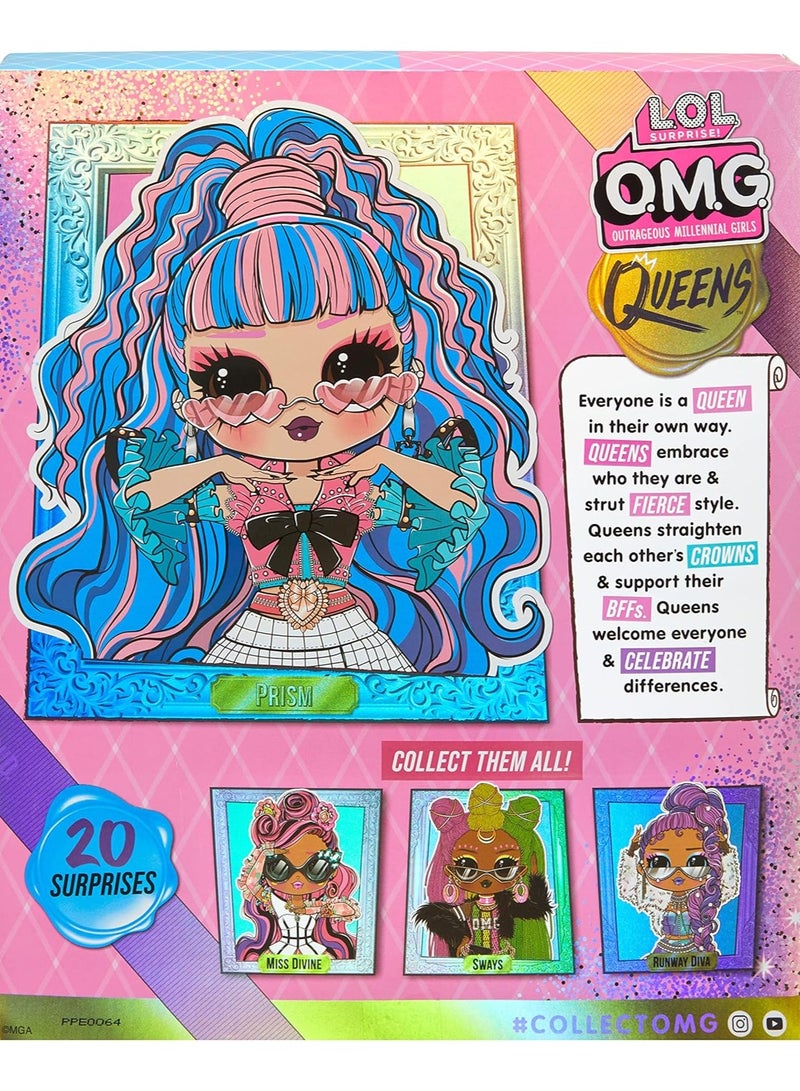 LOL OMG Queens Prism Fashion Doll With 20 Surprises