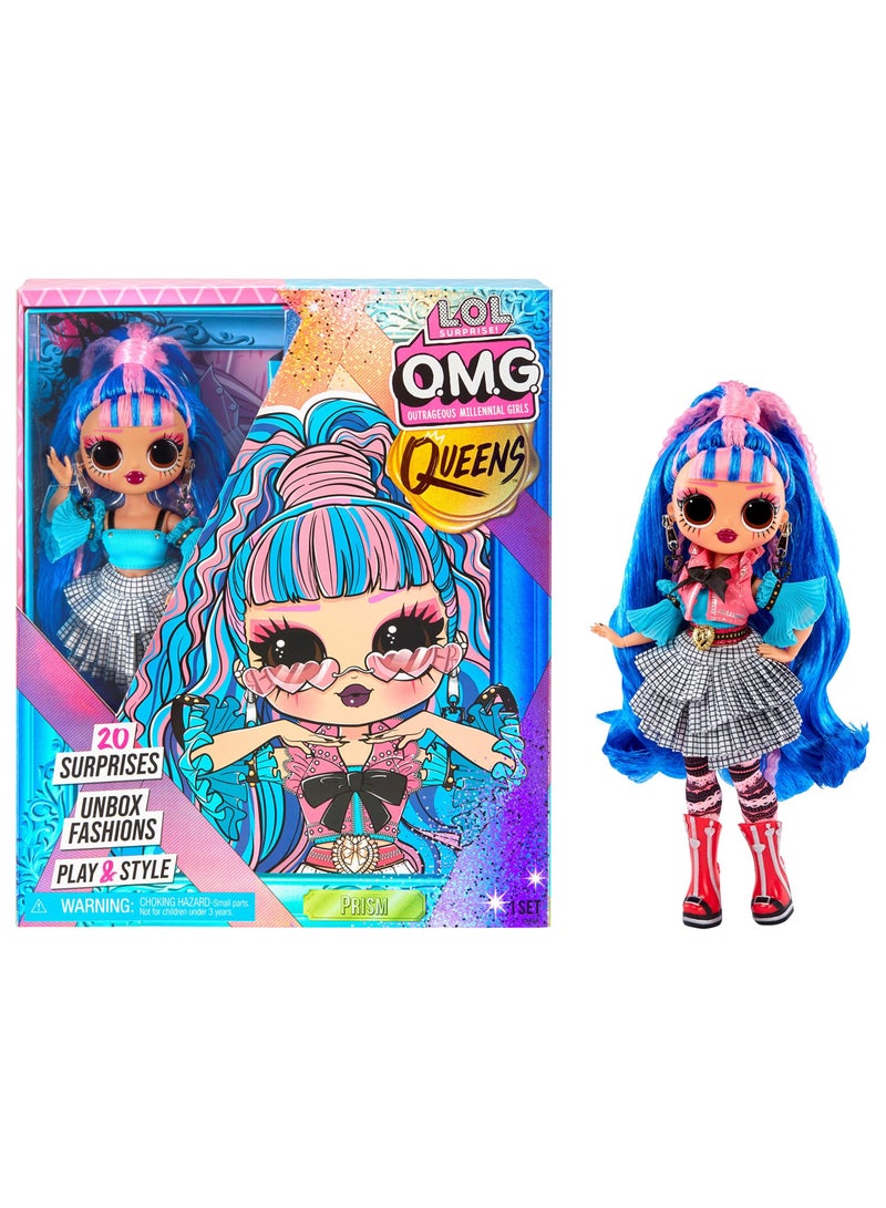 LOL OMG Queens Prism Fashion Doll With 20 Surprises