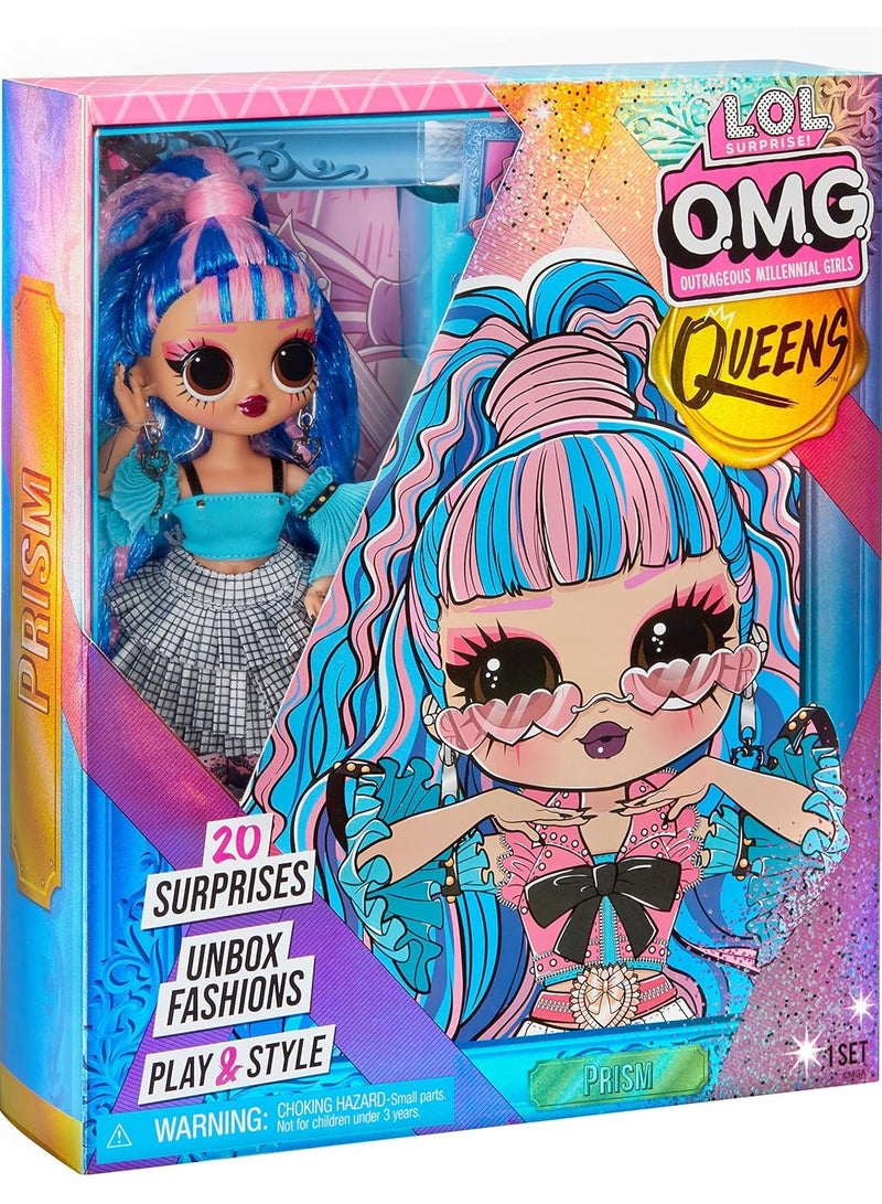 LOL OMG Queens Prism Fashion Doll With 20 Surprises