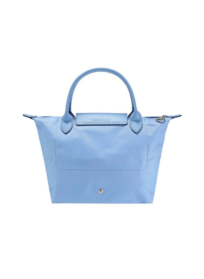 Champ PLIAGE GREEN series women's classic fashion Multi functional Medium travel bag dumpling bag handbag shopping bag long handle shoulder bag sky blue