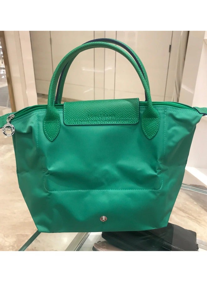 Champ LE PLIAGE GREEN series women's classic fashion Multi functional Medium travel bag dumpling bag handbag shopping bag long handle shoulder bag Cactus Green