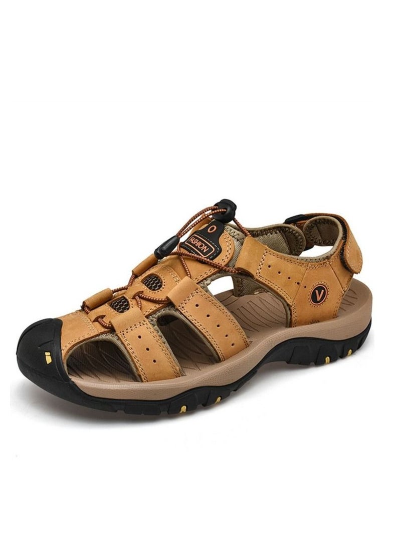 Men's Trendy Closed-Toe Beach Sandals for Summer