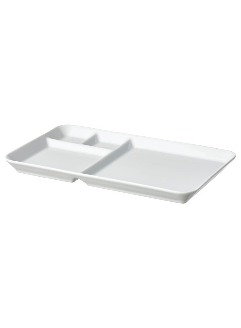 Plate with compartments For The Table 31x19 cm