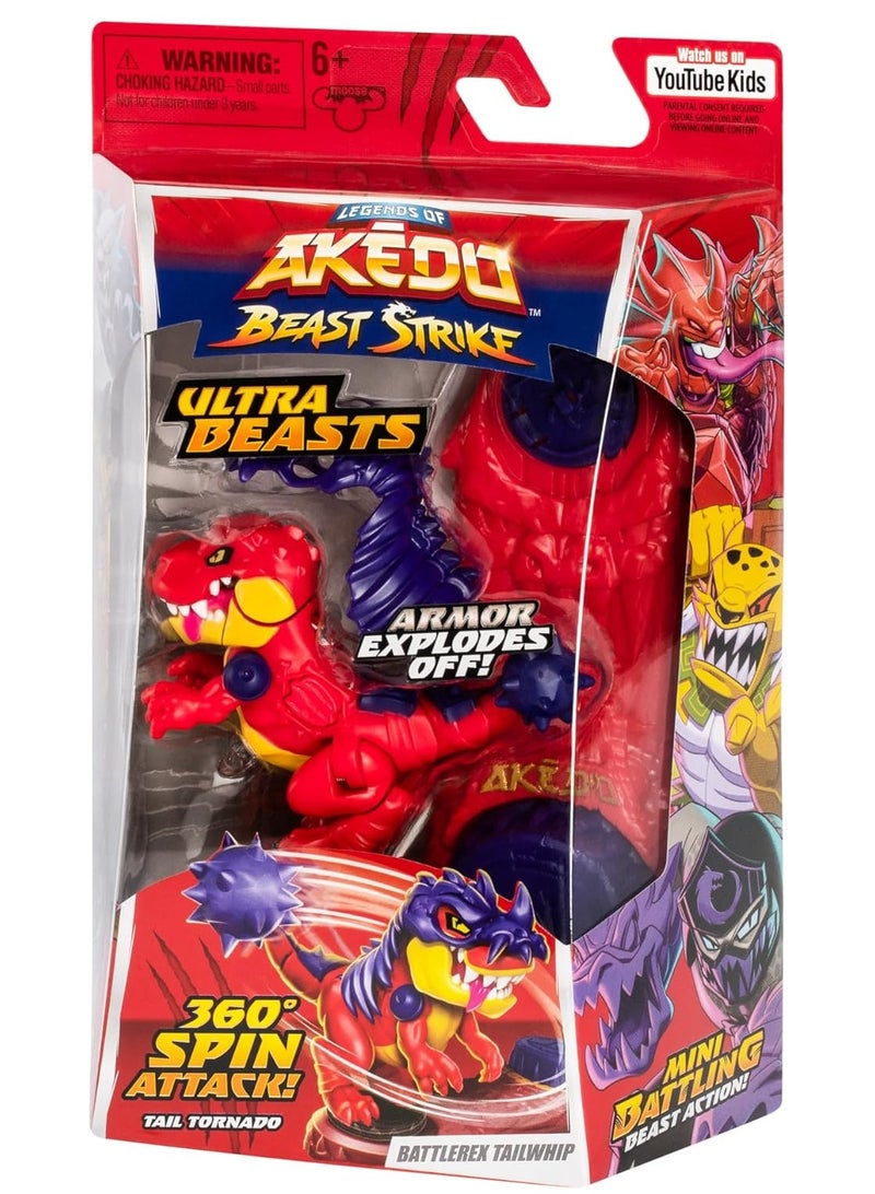 Legends of Beast Strike Ultra Beasts | Battlerex Tailwhip | Supersized with 360 Degree Spin Attack | New Battlespin Controller | Battlerex Tailwhip Strikes with His Jaws and Tail