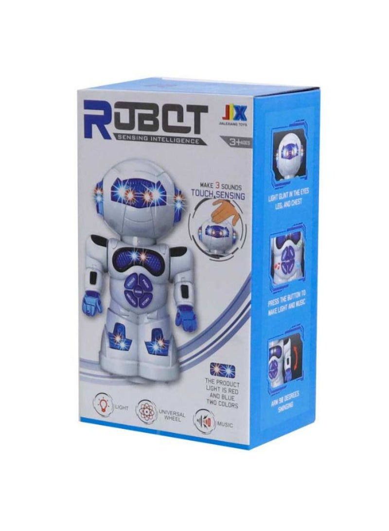 EPT740065 612-1 Battery-Operated Robot - Interactive Toy with Lights and Sounds