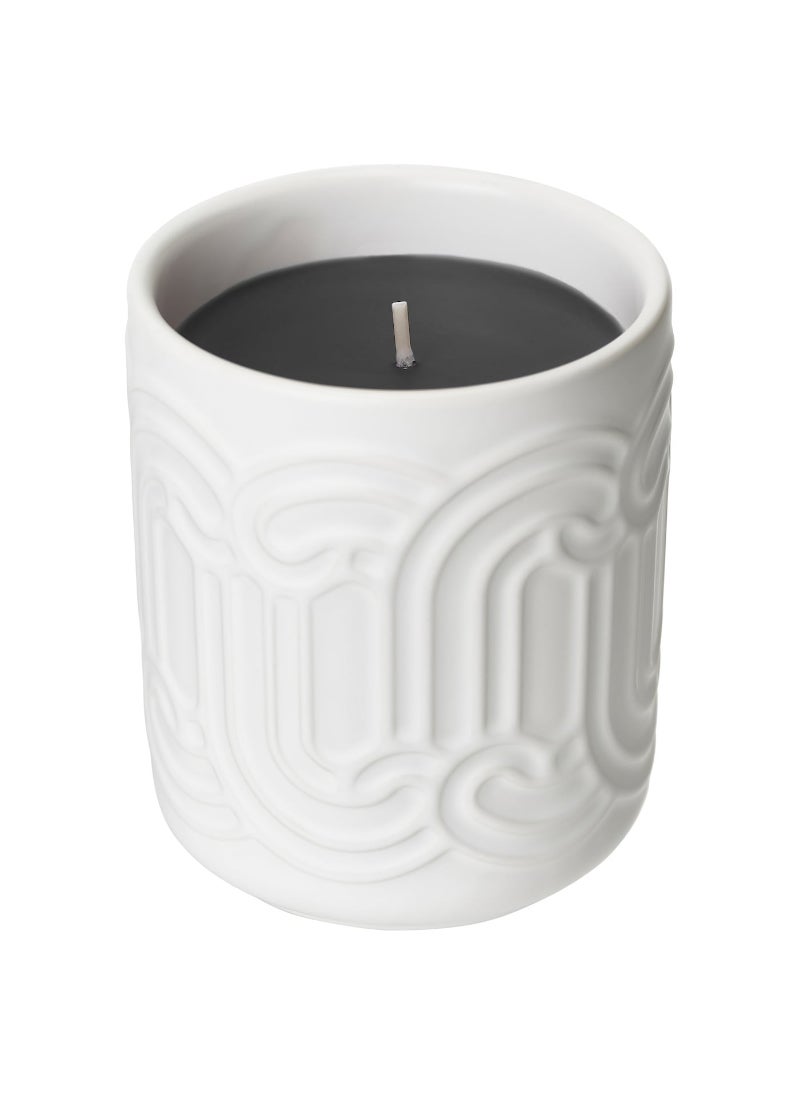 Scented Candle In Ceramic Jar, White, 45 Hr