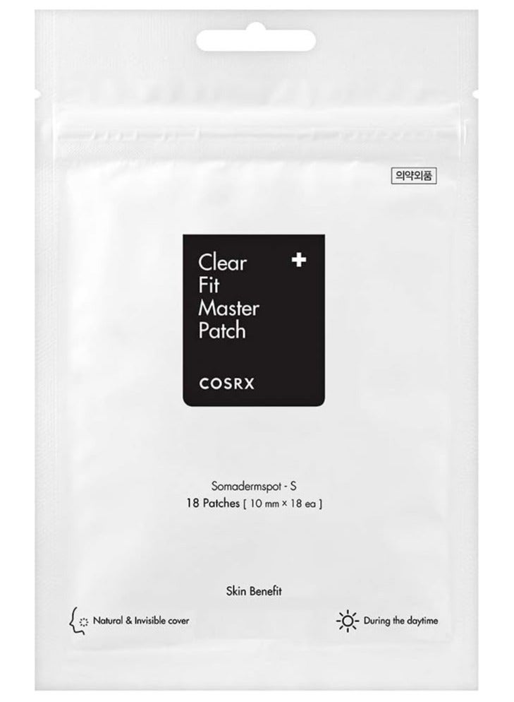 Clear Fit Master Patch (18 Patches) + Cosrx BHA Blackhead Power Liquid 100ml