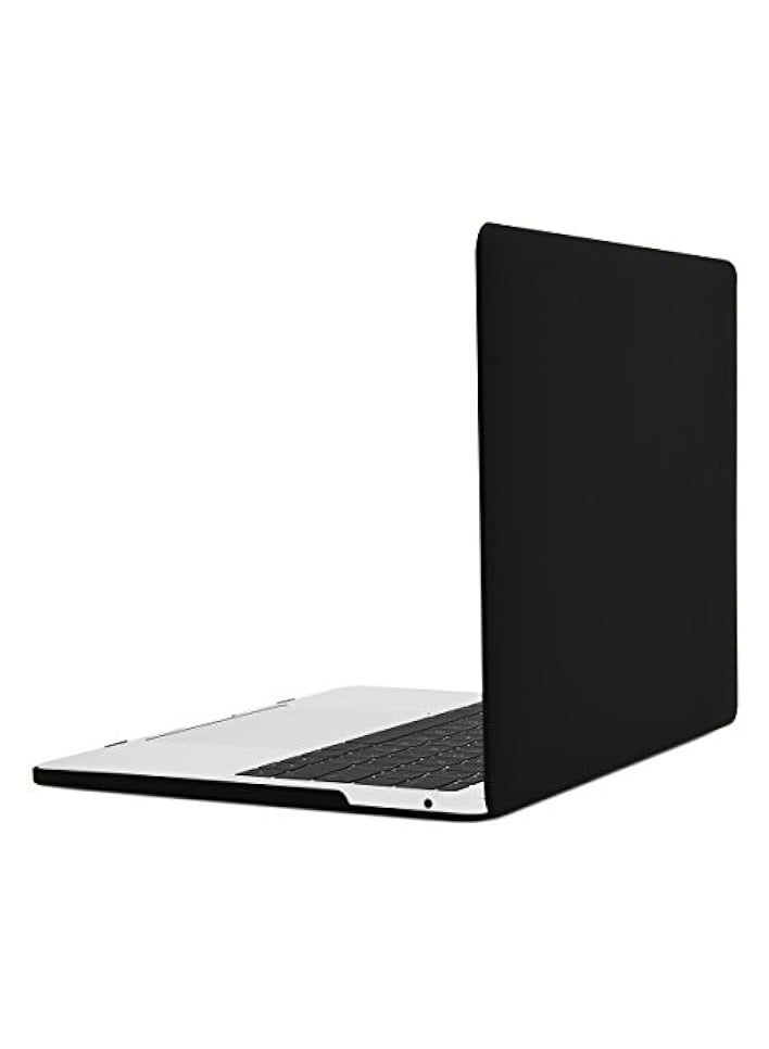 Rubberized Matte Hard Cover for Apple MacBook Pro A1989 A1706/A1708 (Black, 13in)