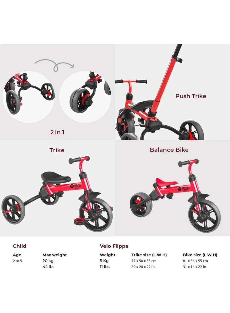 Velo Flippa Tricycle For Kids To Balance 3+ Years Old