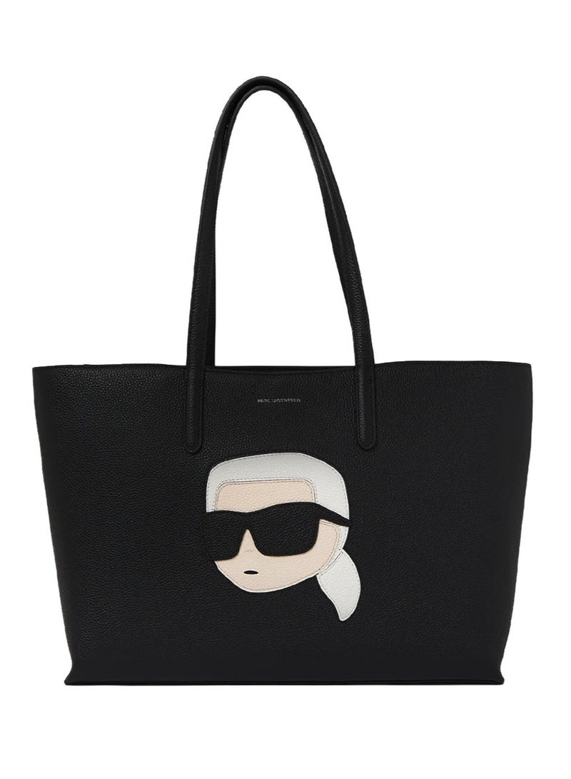 Karl Lagerfeld Grainy Leather Tote Bag