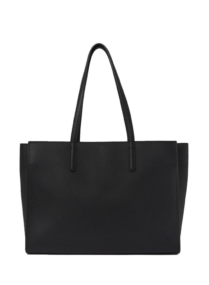 Karl Lagerfeld Grainy Leather Tote Bag