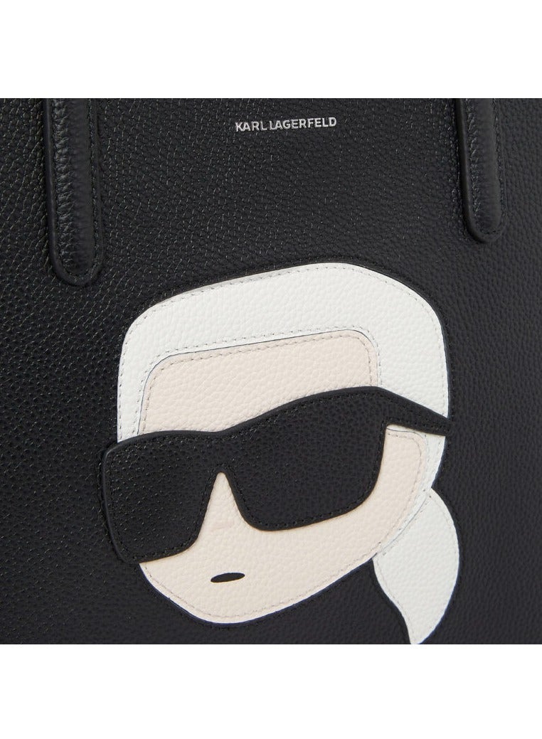 Karl Lagerfeld Grainy Leather Tote Bag