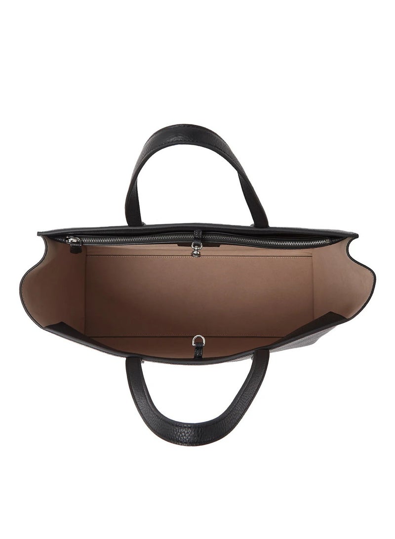 Karl Lagerfeld Grainy Leather Tote Bag