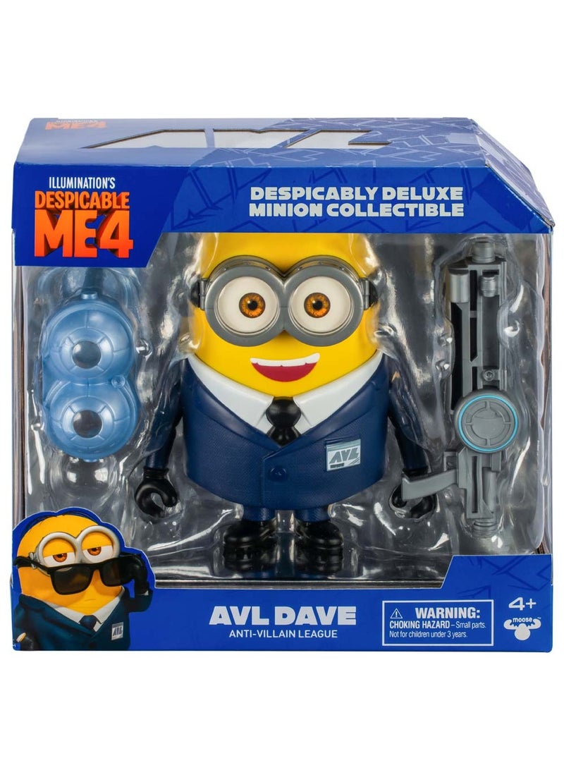 Despicable Me 4 Deluxe Minion Figure - AVL Dave