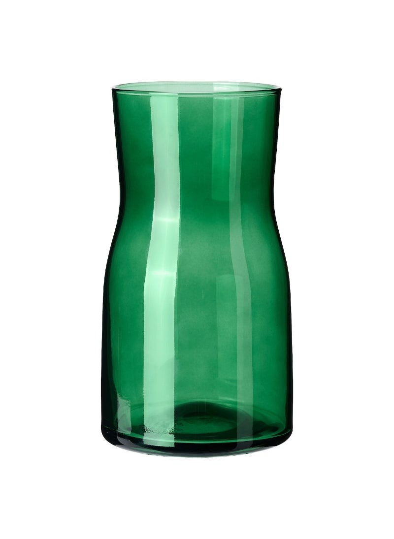 Elegant Green Ceramic Vase Stylish Decorative Piece for Floral Arrangements and Home Decor 17 cm