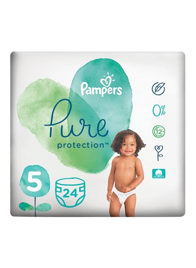 Pure Protection Diapers, Size 5, +11kg, Bundle Of 4 x 24 Diapers