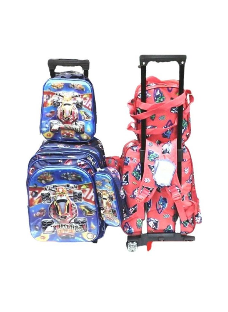 Feah Solo Convenient School Bag With Wheels For Kids Comfort