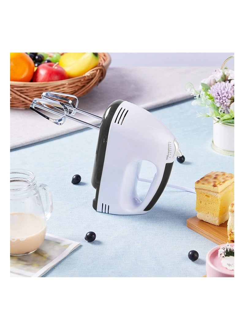 Multifunctional daily use Hand Mixer for Egg Beater Electric Hand Mixer, Blender, Beater and Cream Maker with 7 Speed Control, 2 Dough Hooks and 2 Beaters Kitchen Handheld Food Processor