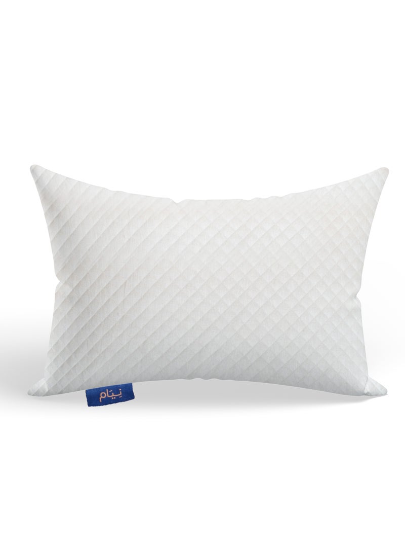 Neyam Pillow 1.Information brochure.Extra filling foam .Washable pillowcase.