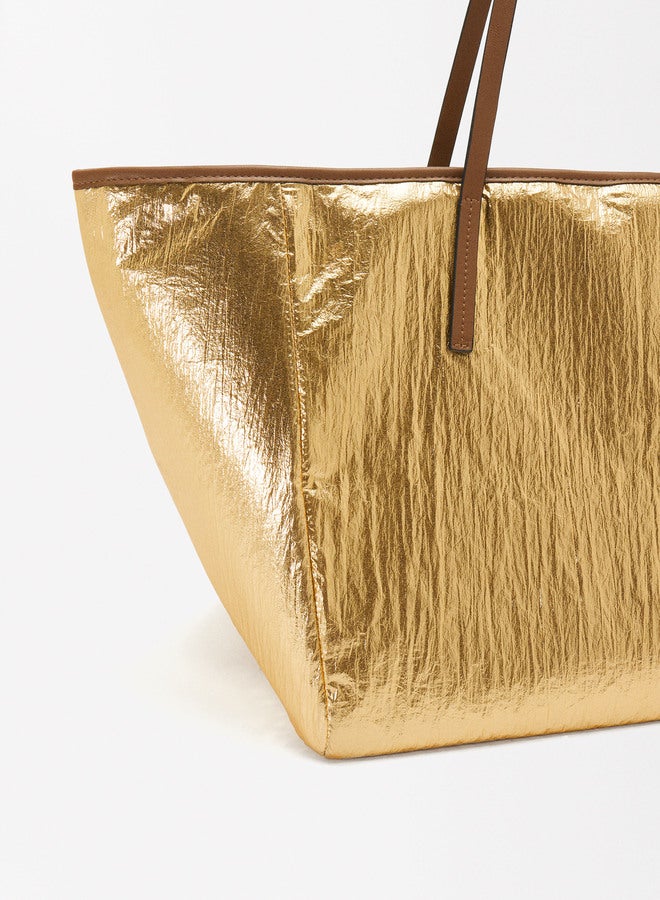 Metallic Shopper Bag