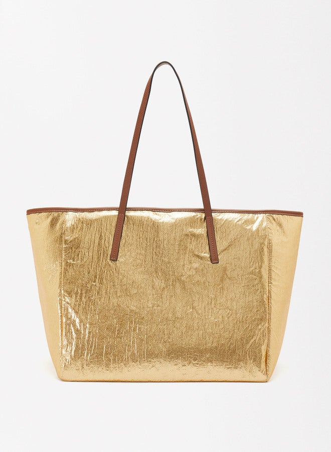 Metallic Shopper Bag