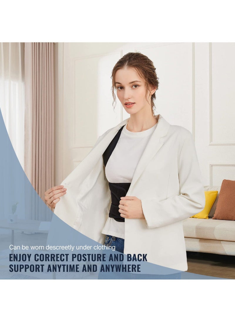 Pow Back Brace and Posture Corrector for Women and Men Back Straightener Posture Corrector Scoliosis and Hunchback Correction Back Pain Spine Corrector Support Adjustable Posture Trainer