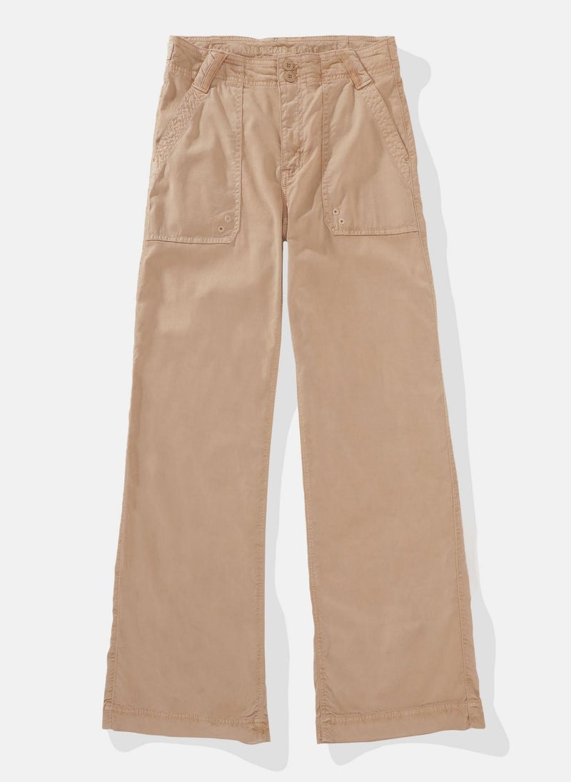 Dreamy Drape High-Waisted Baggy Wide-Leg Pants