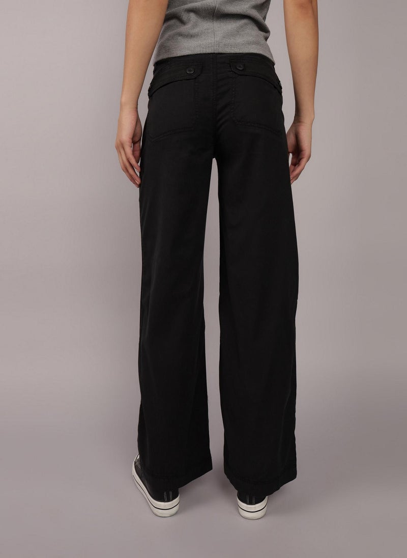 Dreamy Drape High-Waisted Baggy Wide-Leg Pants