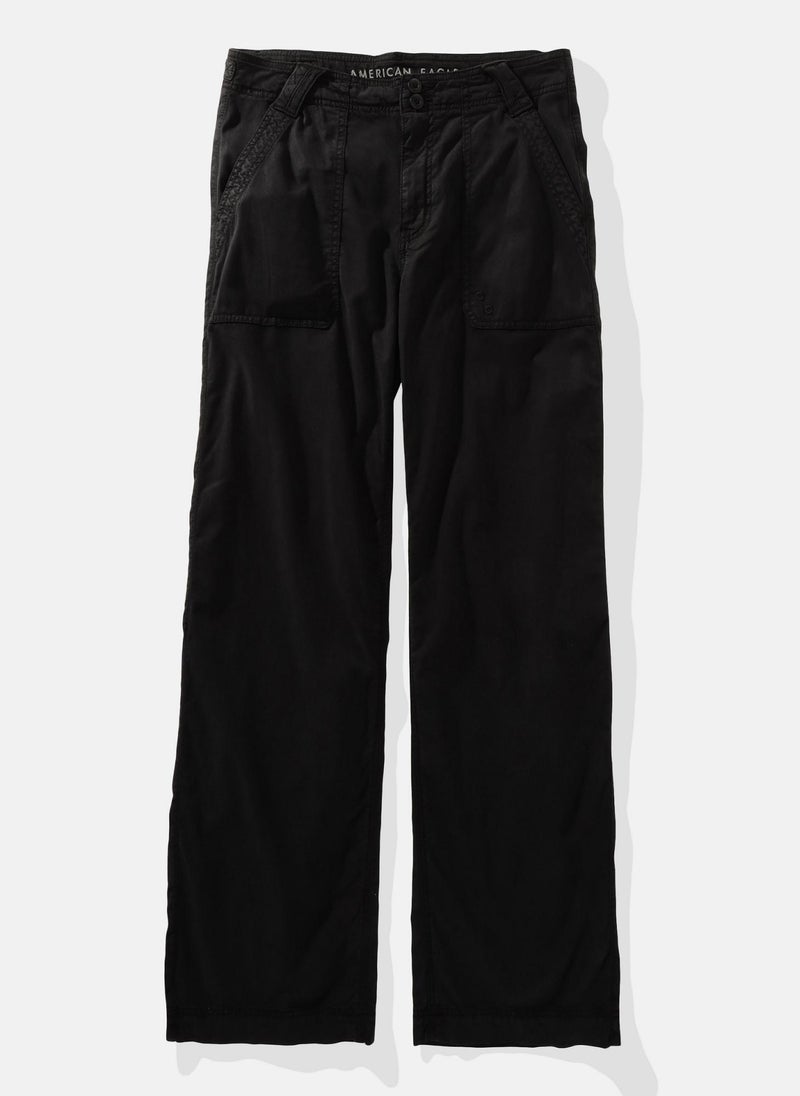 Dreamy Drape High-Waisted Baggy Wide-Leg Pants