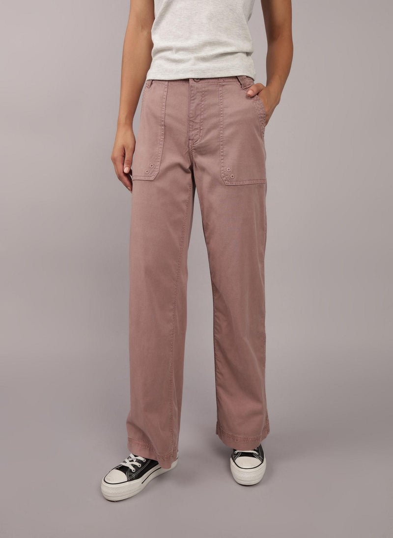 Dreamy Drape High-Waisted Baggy Wide-Leg Pants