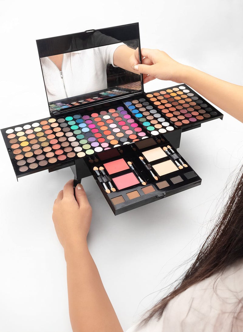 194 Color Shiny Eyeshadow Palette And Makeup Kit All-in-One