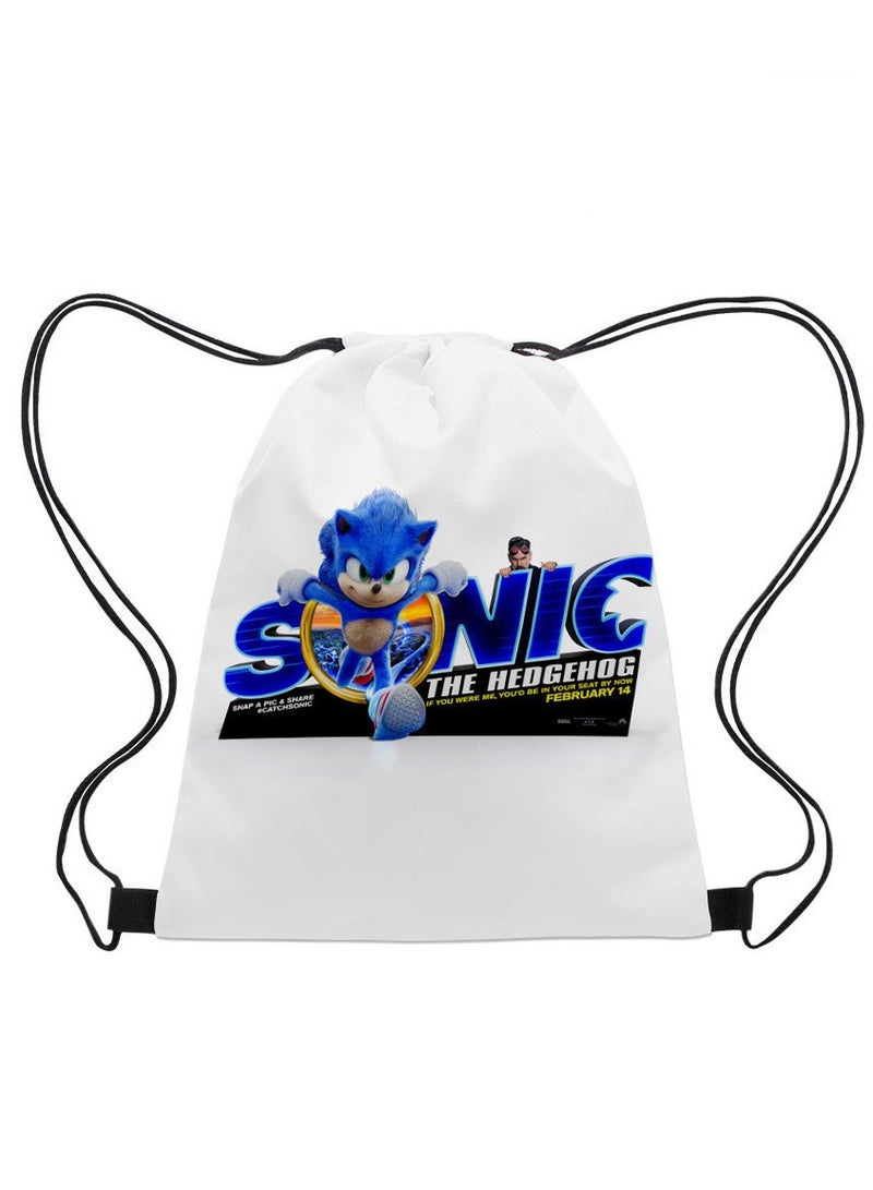 Sonic Portable Drawstring Bag Backpack 35*45cm