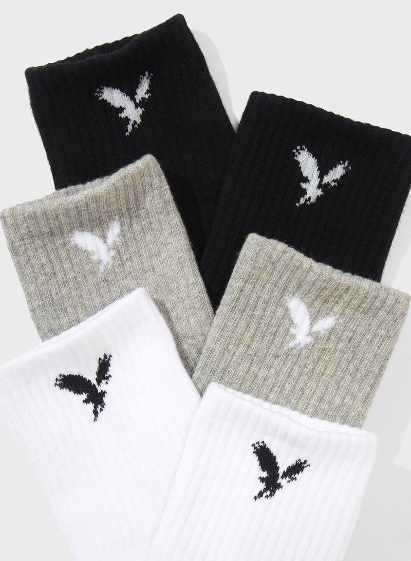 3 Pack Assorted Ankle Sock