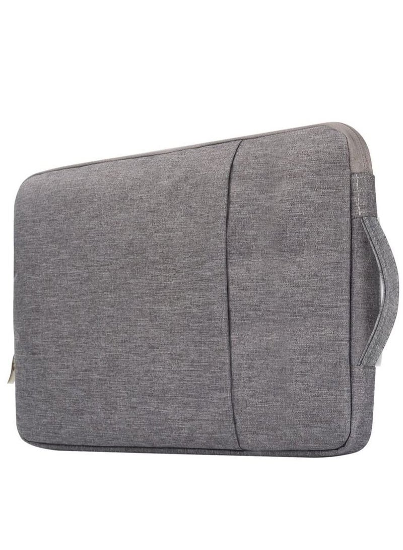 Laptop Sleeve Bag Compatible with MacBook Air 13 inch A2337 M1 A2179 A1932 2018 /2022 Pro 13 inch A2338 M1 A2251 A2289 A2159 A1989 A1706 A1708 with Front Pocket for Accessories Grey