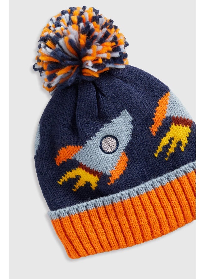 Rocket Knitted Beanie Hat