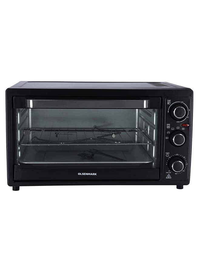 Electric Kitchen Oven - Powerful 2000W With Baking Pan 45.0 L 2000.0 W OMO2435 Black