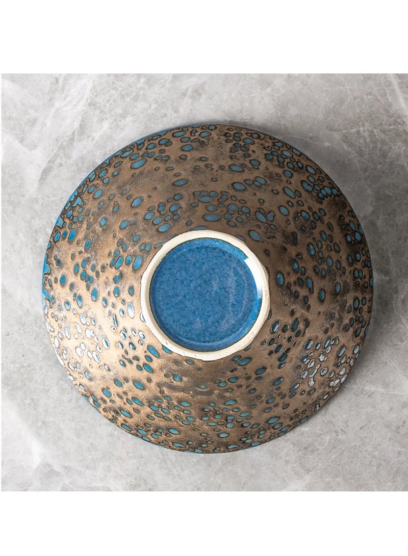 Blue Vintage Art Bowl