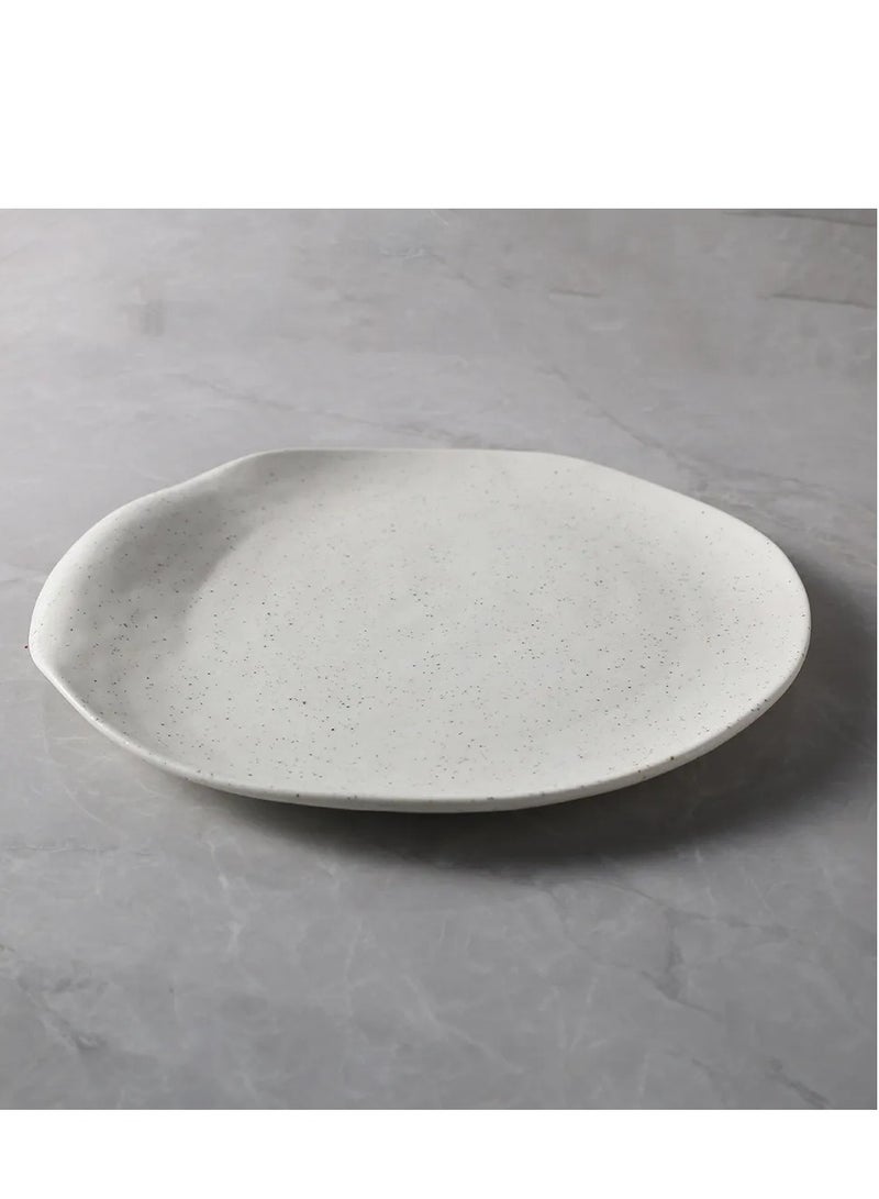 Premium Round Irregular Shaped Plate for Gourmet Dining