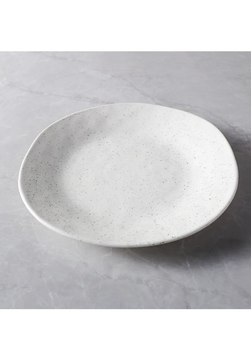 Versatile Irregular White Plate