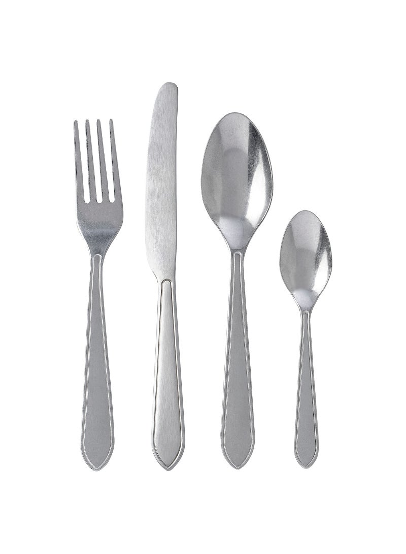 16-piece cutlery set, stainless steel