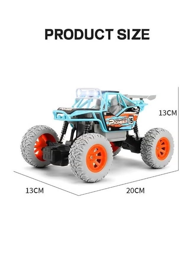 1:20 Scale All-Terrain RC Car: Fast Electric Racing Buggy with LED Lights for Kids.