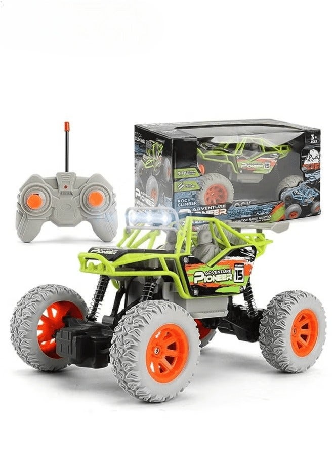 1:20 All-Terrain RC Racing Car: High-Speed Remote Control Toy with LED Lights & Rechargeable Battery.