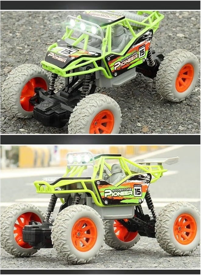 1:20 All-Terrain RC Racing Car: High-Speed Remote Control Toy with LED Lights & Rechargeable Battery.