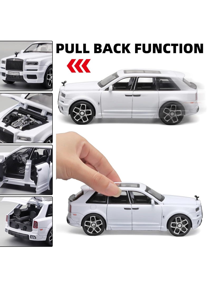 1:32 Rolls-Royce Cullinan Die Cast Metal Model Cars,Pull Back Toy Cars with Light and Sound,Cars Toys Gifts for Age 3+