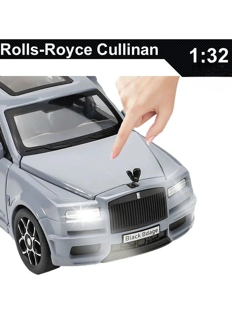 1:32 Rolls-Royce Cullinan Die Cast Metal Model Cars,Pull Back Toy Cars with Light and Sound,Cars Toys Gifts for Age 3+